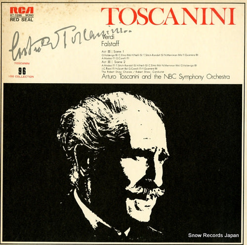 TOSCANINI, ARTURO verdi; falstaff AT-1096