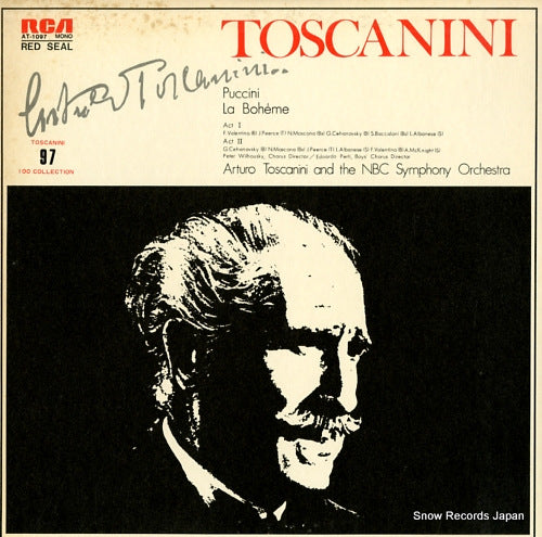 TOSCANINI, ARTURO puccini; la boheme, act i & act ii AT-1097