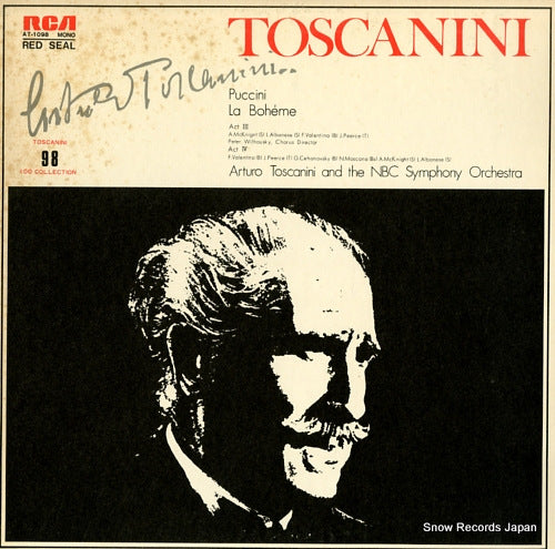 TOSCANINI, ARTURO puccini; la boheme, act iii & act iv AT-1098