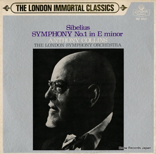 COLLINS, ANTHONY sibelius; symphony no.1 in e minor MZ5021
