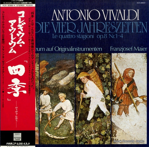 COLLEGIUM AUREUM ORIGINALINSTRUMENTEN vivaldi; die vier jahreszeiten le quattro stagioni op.8 nr.1-4 KUX-3088-H