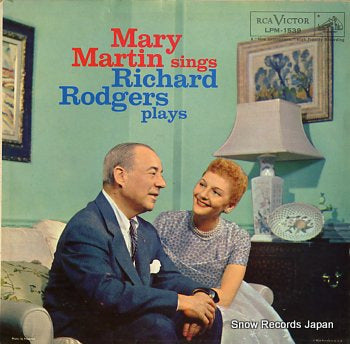 MARTIN, MARY AND RICHARD RODGERS mary martin sings richard rodgers plays LPM-1539