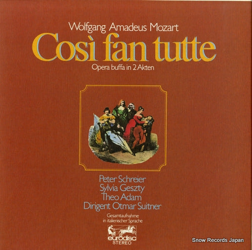 SUITNER, OTMAR mozart; cosi fan tutte 80405XR