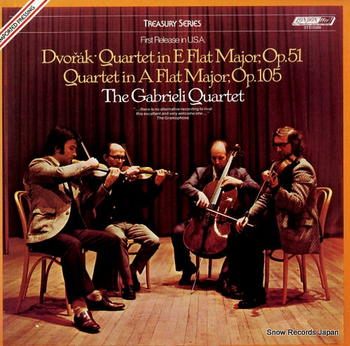 GABRIELI QUARTET, THE dvorak; quartet in e flat major, op.51 STS15399