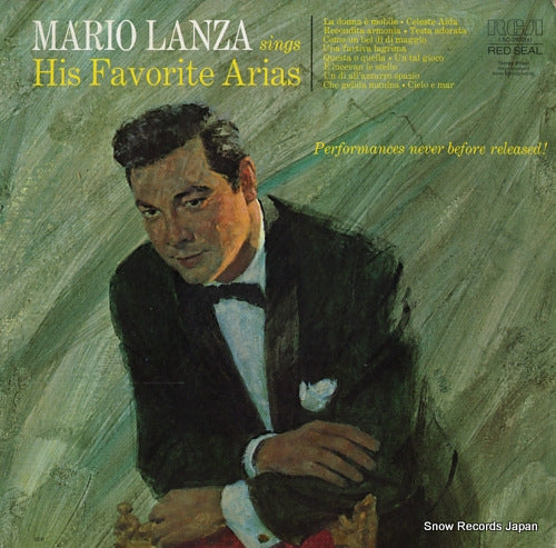 LANZA, MARIO mario lanza sings his favorite arias LSC-2932