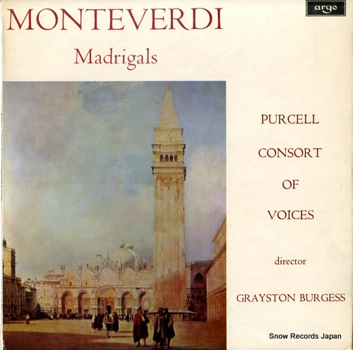 BURGESS, GRAYSTON monteverdi; madrigals ZRG668