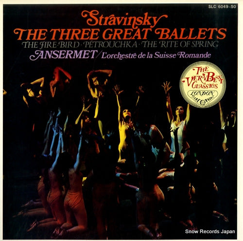 ANSERMET, ERNEST stravinsky; the three great ballets SLC6049