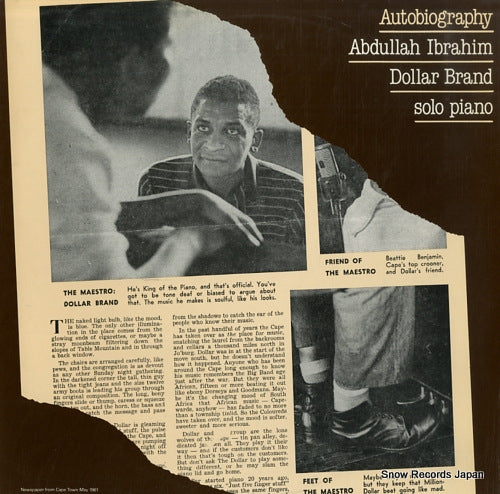 BRAND, DOLLAR autobiography PL1267-6/7