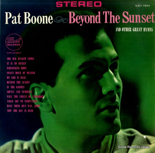 BOONE, PAT beyond the sunset SJET-7554