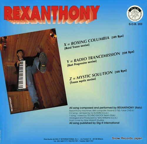 S.O.B.203 back cover
