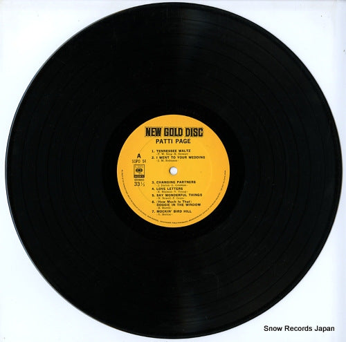 SOPO54 disc