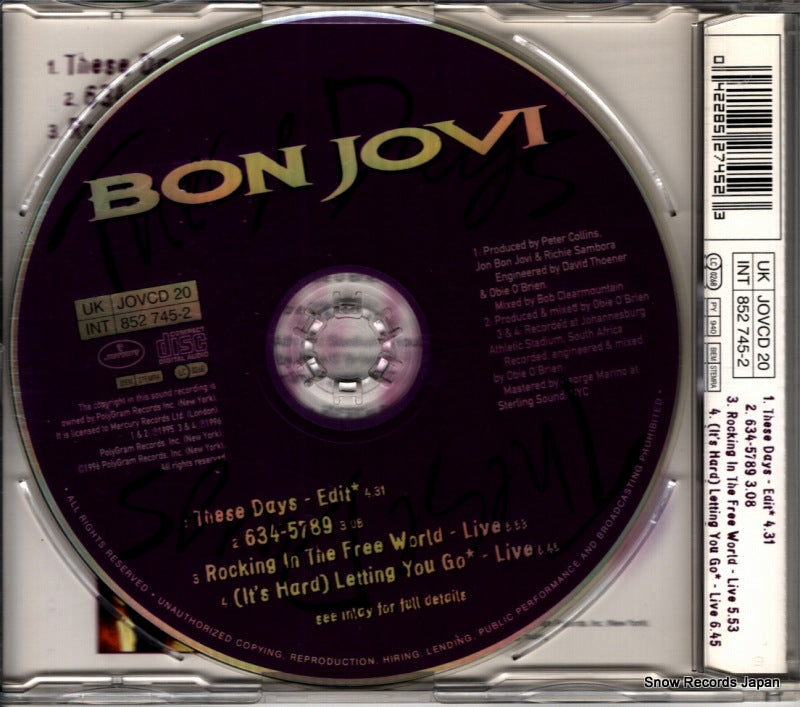 JOVCD20 / 852745-2 back cover