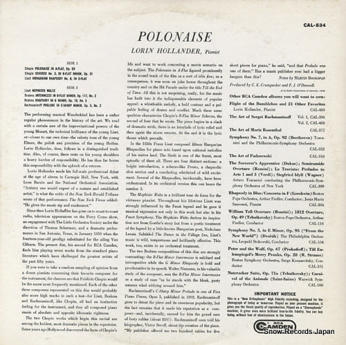 CAL534 back cover