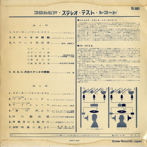 TD-3001 back cover