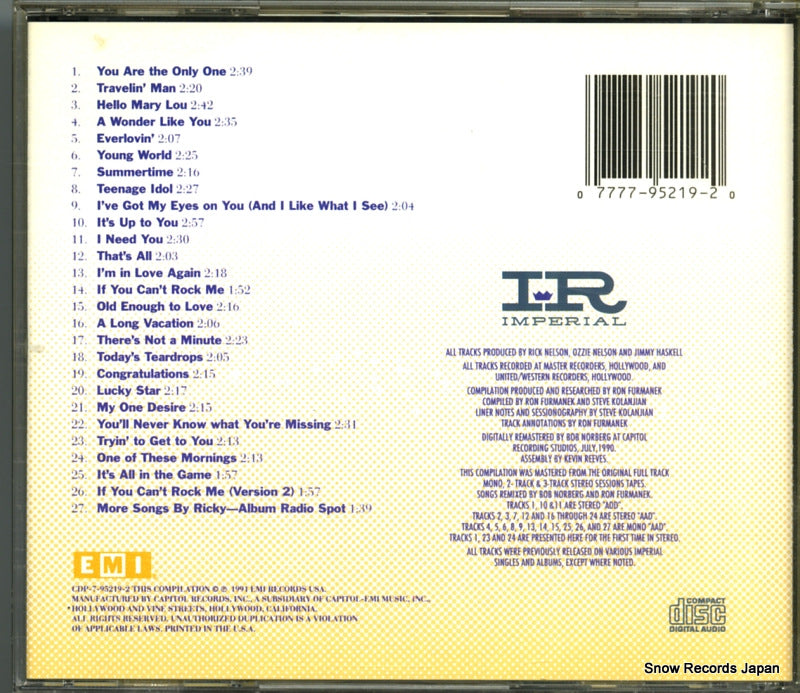 CDP-7-95219-2 back cover