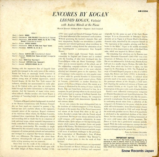 LM-2250 back cover