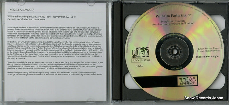 MR2108/2109 disc