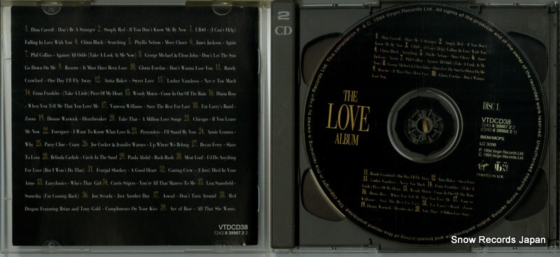 VTDCD38 / 724383998722 disc