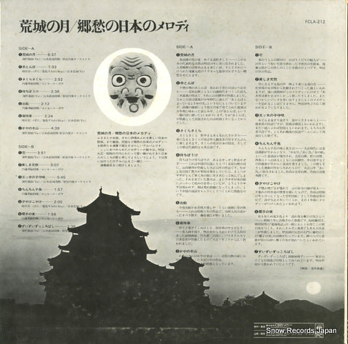 FCLA-212 back cover