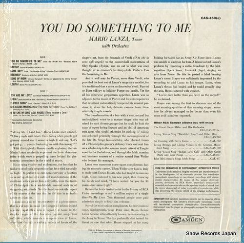 CAS-450(E) back cover