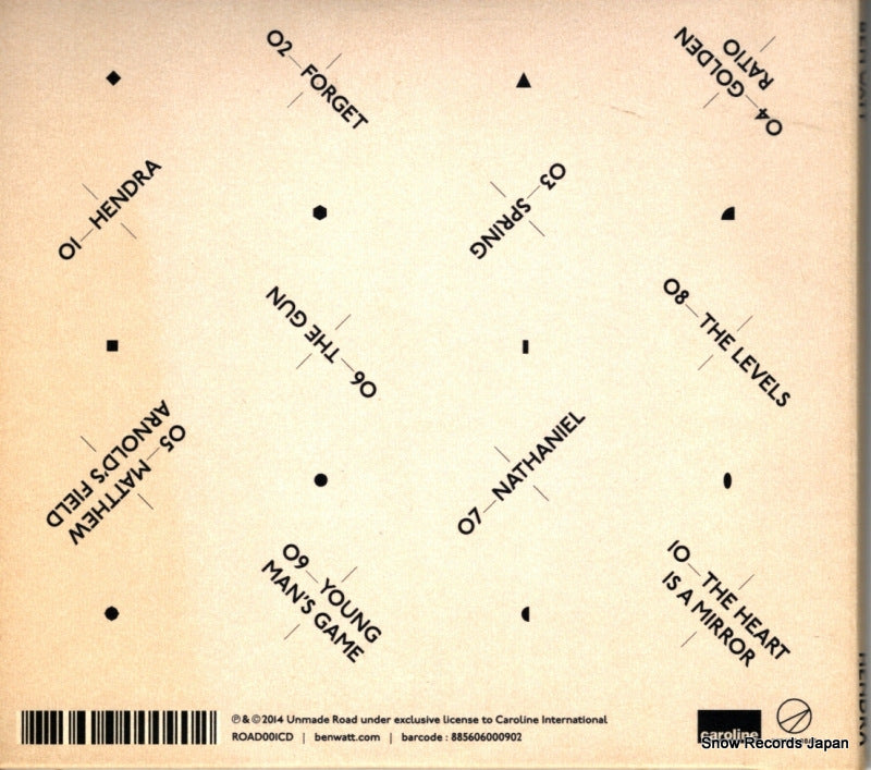 ROAD001CD back cover