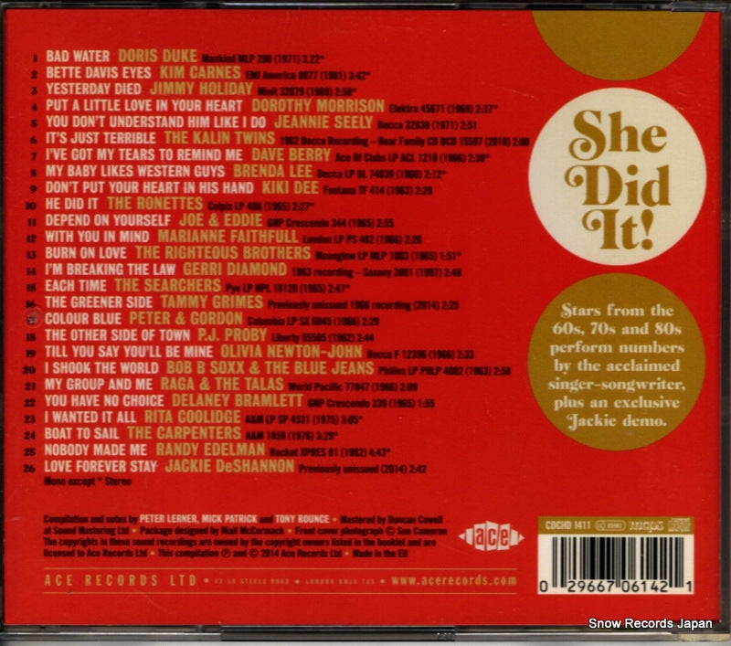 CDCHD1411 back cover
