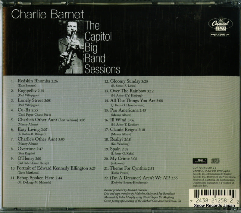 CDP724382125822 / CDP21258 back cover