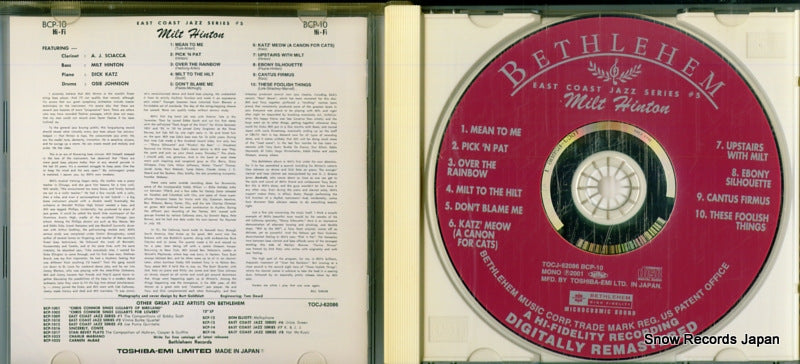 TOCJ-62086 / BCP-10 disc