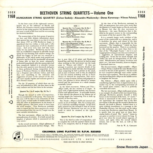 33CX1168 back cover