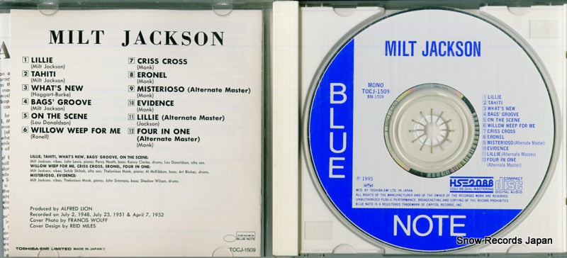 TOCJ-1509 / BN-1509 disc