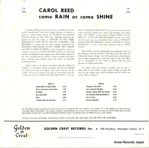 CR3006 back cover