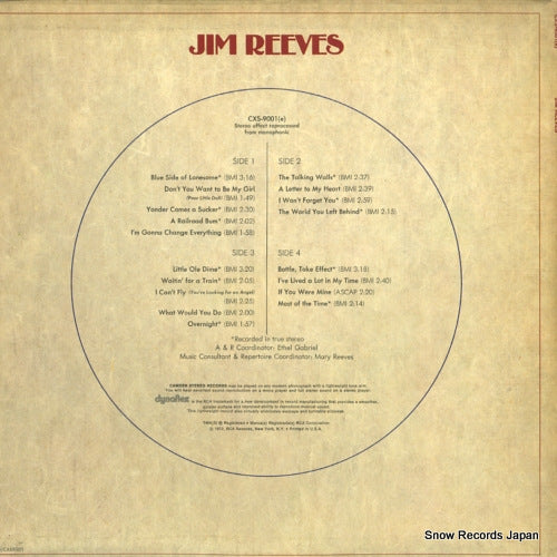 CXS-9001 back cover