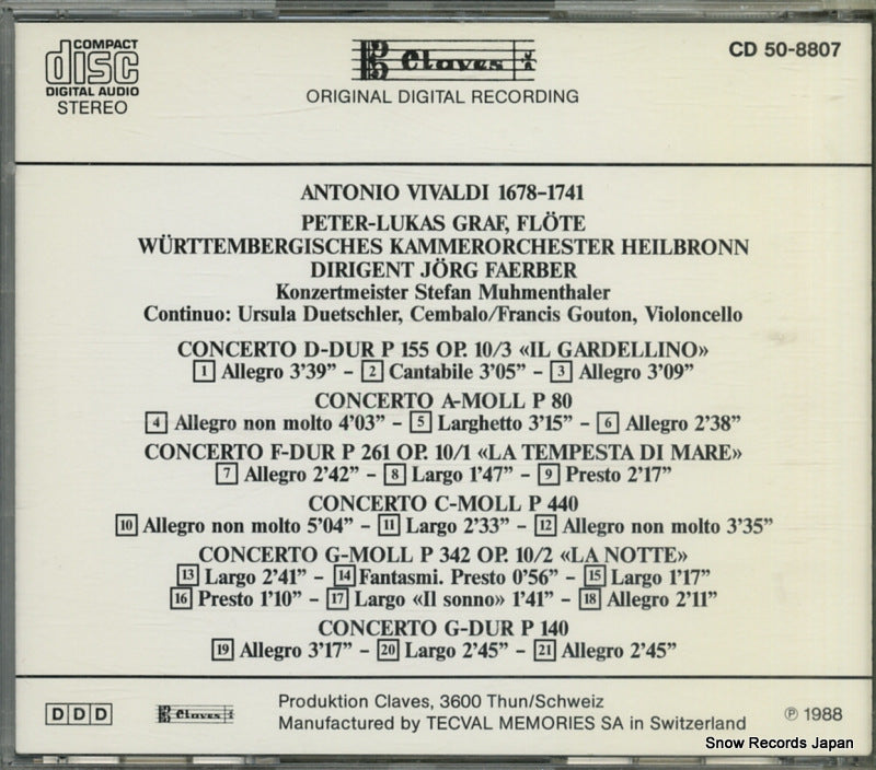 CD50-8807 / 270E7001 back cover