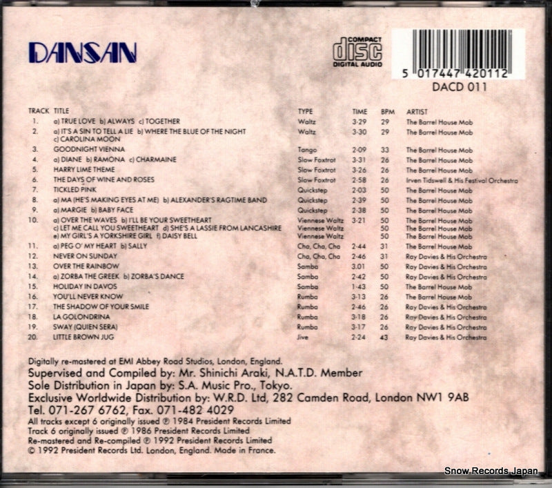 DACD011 back cover