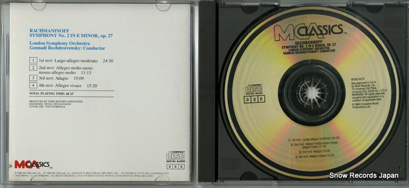 MCAD-6272 disc