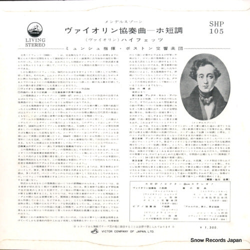 SHP-105 back cover