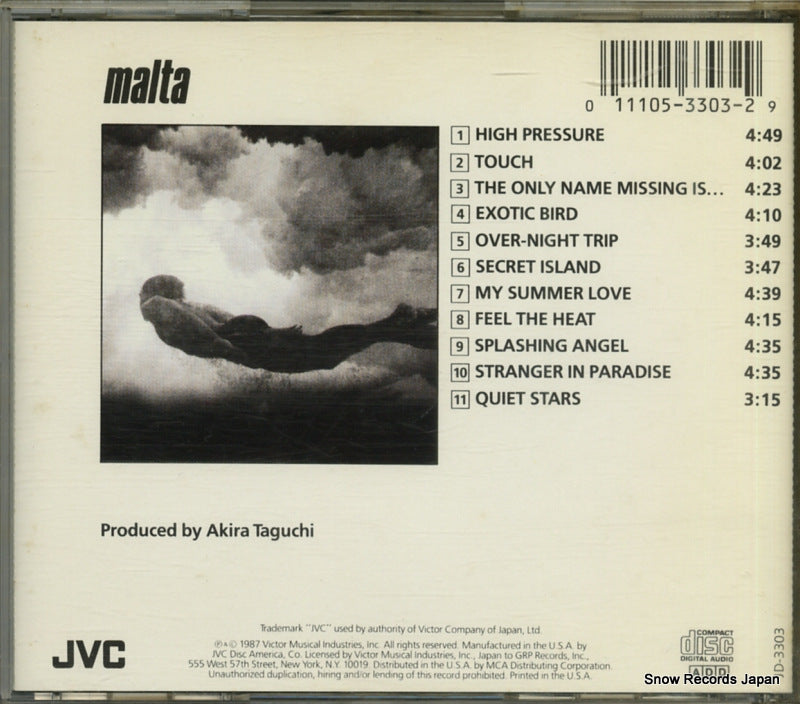 JD-3303 back cover