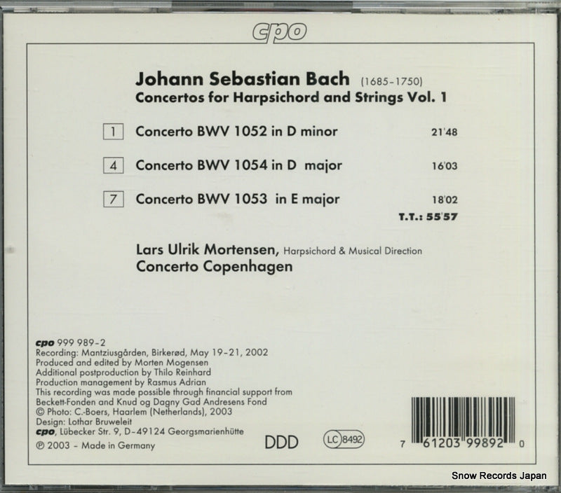 CPO999989-2 back cover