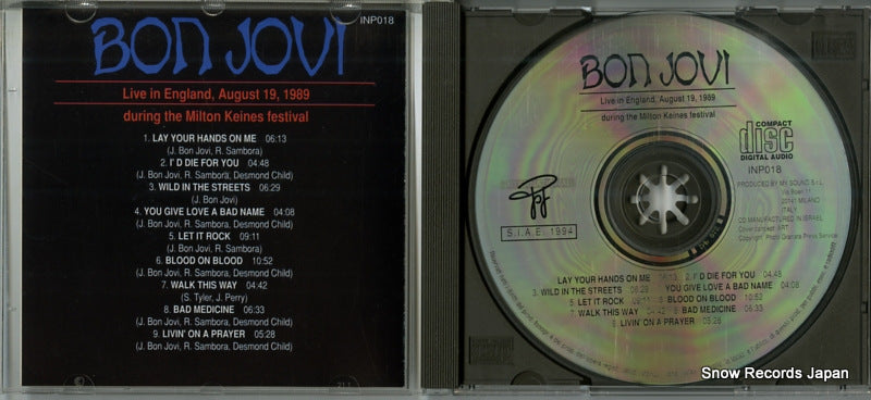 INP018 disc