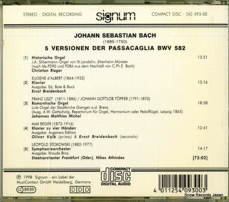 SIGX93-00 back cover