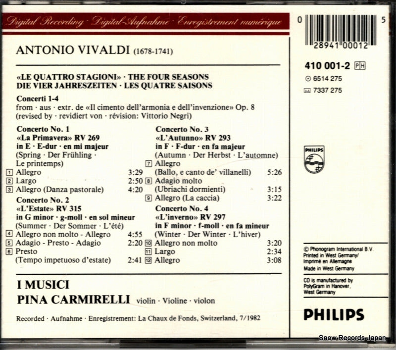 410001-2 / 32CD-118 back cover