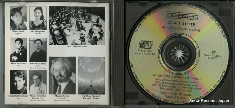 BIS-CD-801 / KKCC-2235 disc