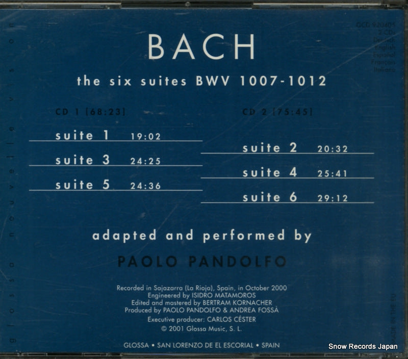 GCD920405 back cover