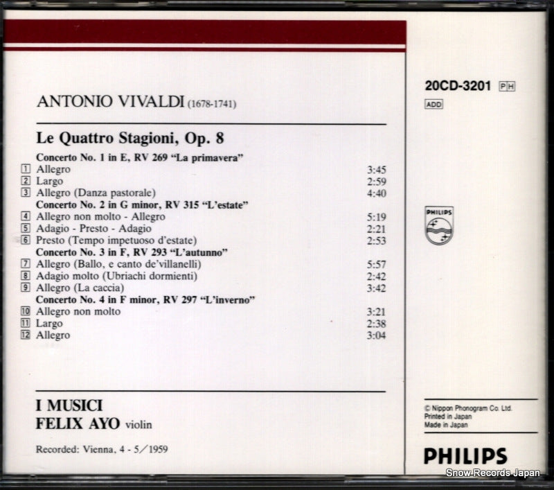 20CD-3201 back cover