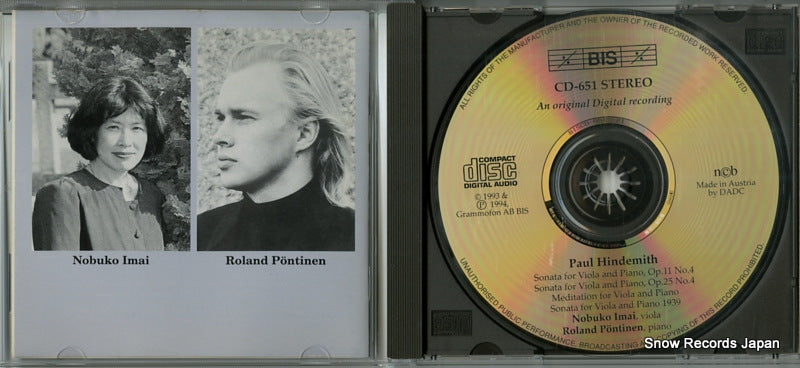 BIS-CD-651 / KKCC-2151 disc