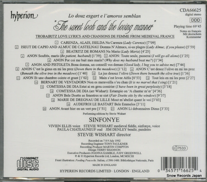 CDA66625 back cover