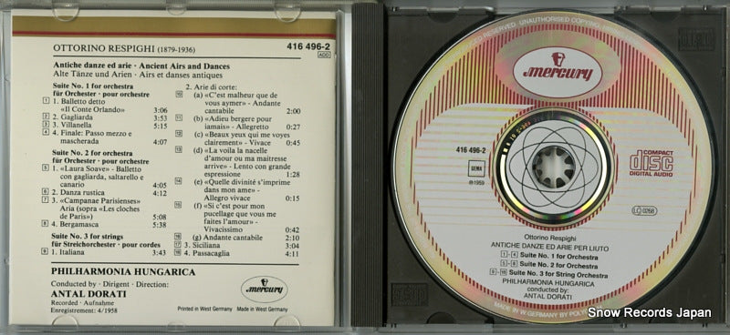 32CD-452 / 416496-2 disc