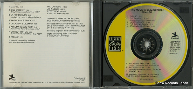OJCCD-057-2 / P-7057 disc