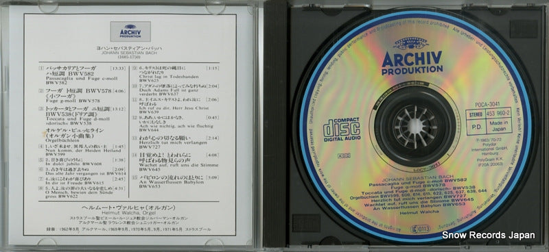 POCA-3041 / 453960-2 disc