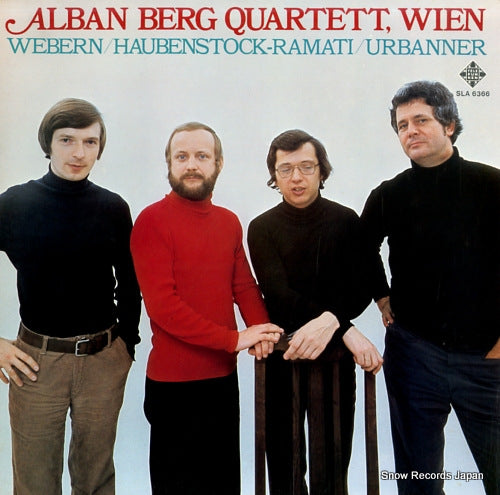 ALBAN BERG QUARTETT, WIEN webern; funf satze fur streichquartett, op.5 SLA6366